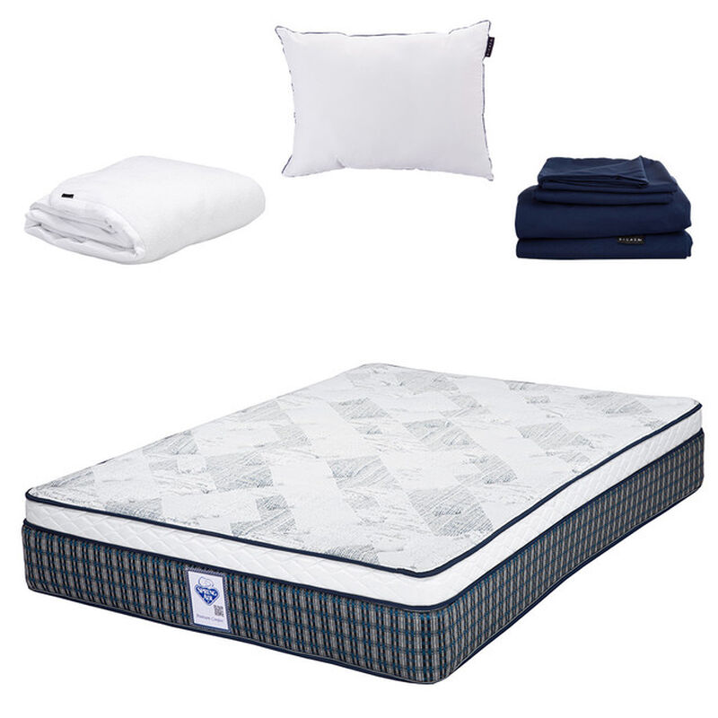 Colch&oacute;n Queen Size Cardona + Almohada One + Pro... image number null