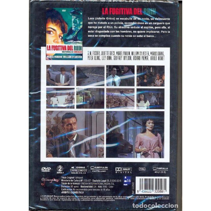 La Fugitiva Del Rin [dvd] (1959) Whirlpool image number null