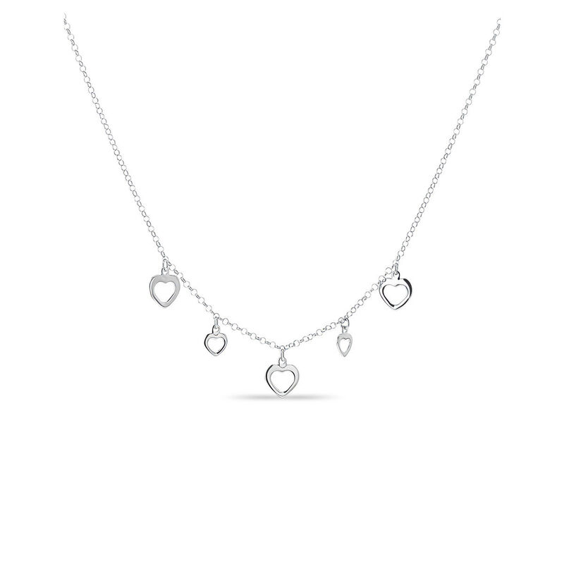 Collar Corazones Plata .925 | Bizzarro image number null