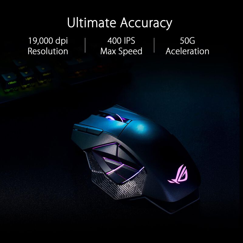 Rat&oacute;n Inal&aacute;mbrico Para Juegos Asus Rog Spatha X... image number null
