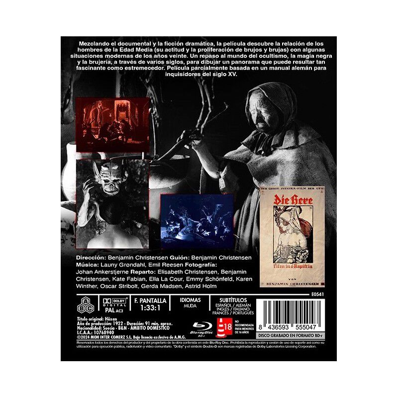 H&auml;xan. La Brujer&iacute;a A Trav&eacute;s De Los Tiempos [blu... image number null