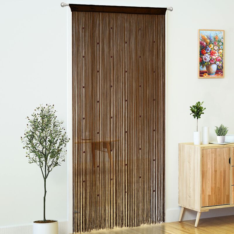 Cortina Con Cuentas Yaoyue Para Puertas, Borlas... image number null