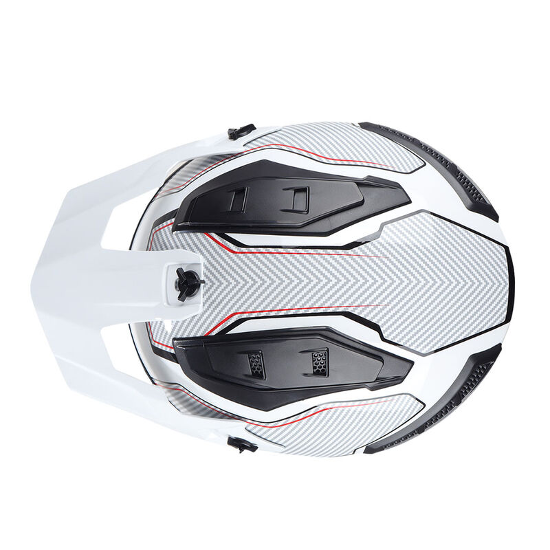 Edge Moto Edge Kombat Carbón Blanco Brillante L... image number null