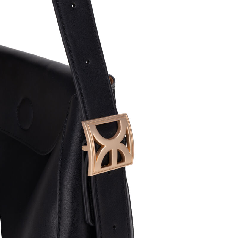 Bolsa Hobo Grande   Con Charm De Monograma Colo... image number null