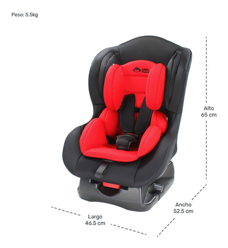 Autoasiento Bebe 3 Posiciones Arnes 5 Puntos Se... image number null