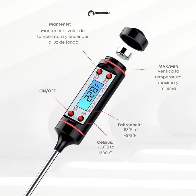 Term&oacute;metro Digital Cocina lectura r&aacute;pida y prec... image number null