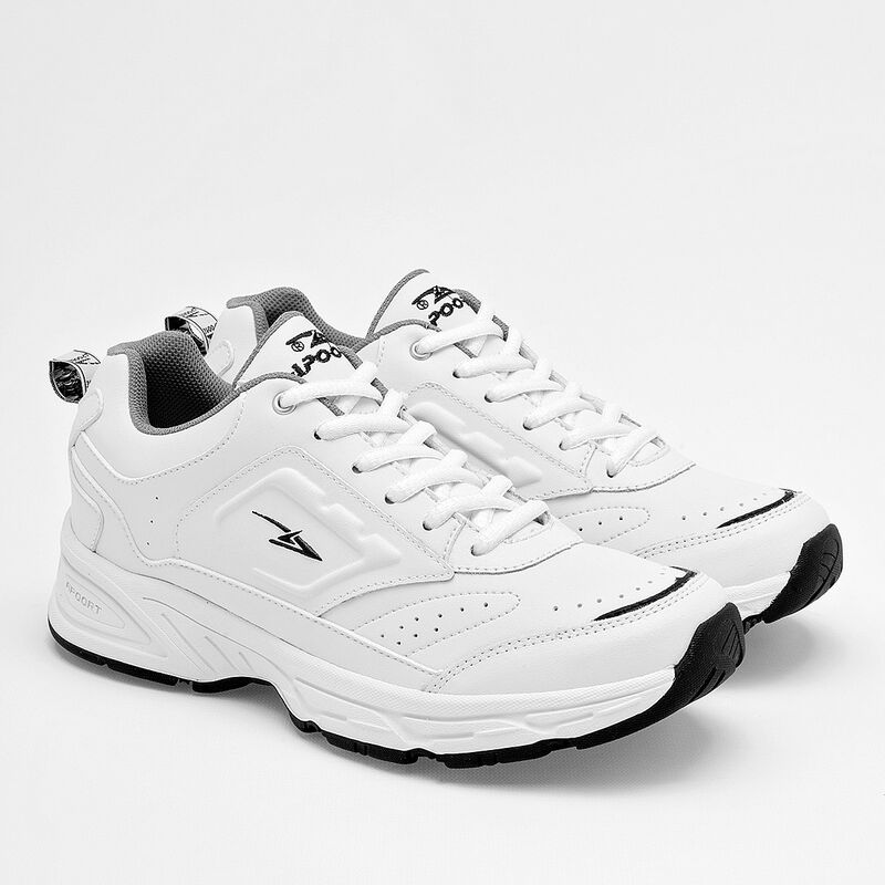 Apoort Tenis deportivo para joven. Blanco negro image number null