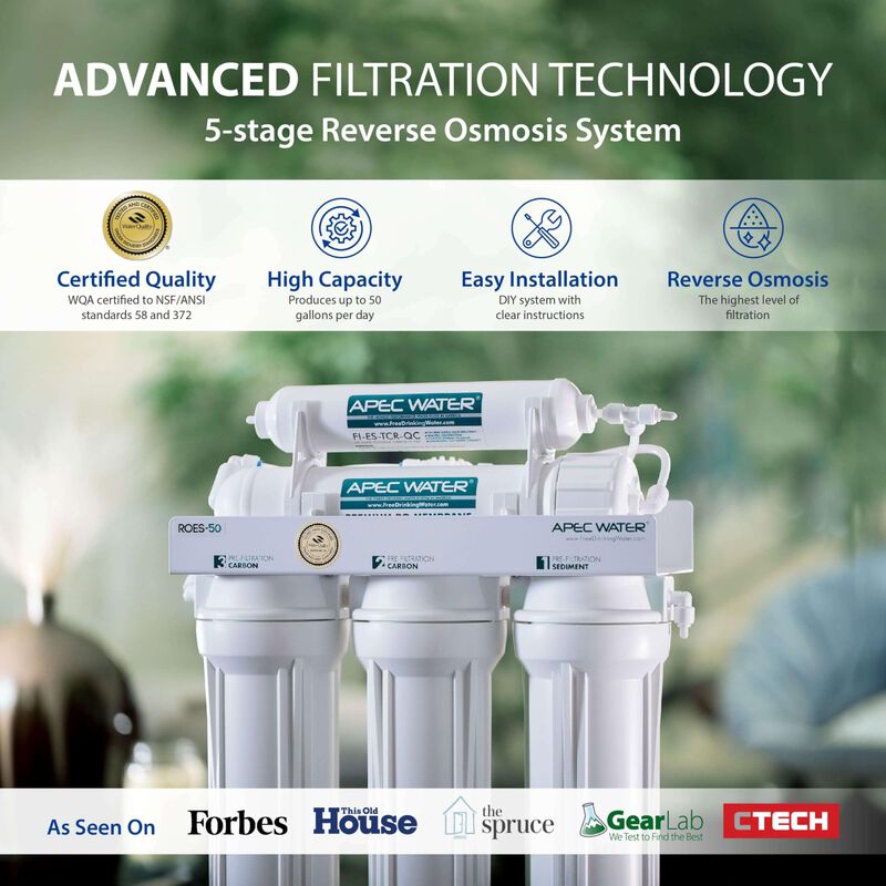 Sistema De Filtro De Agua Apec Water Systems Ro... image number null