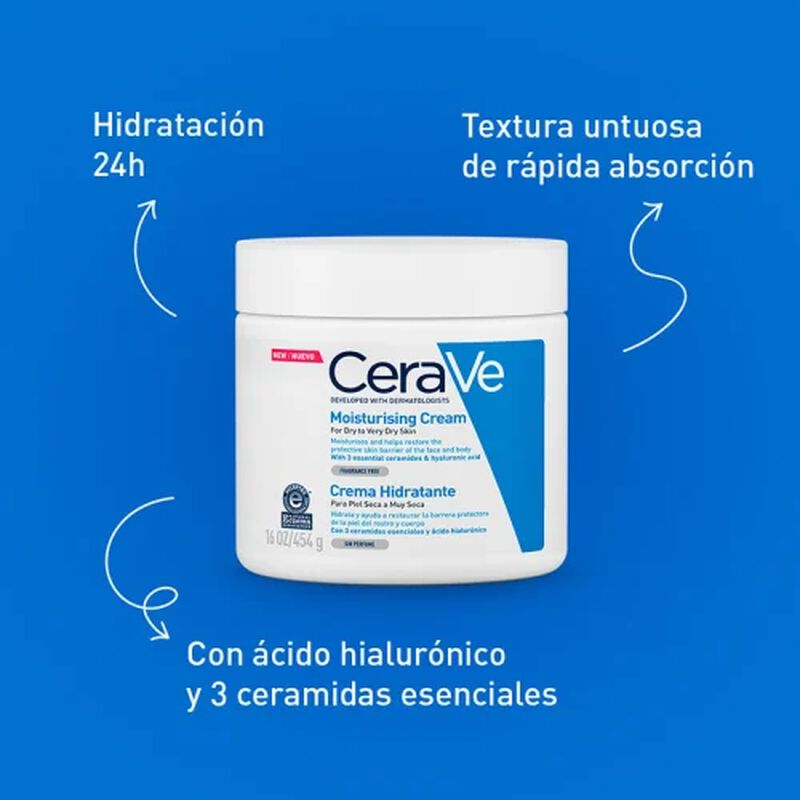CERAVE CREMA HIDRATANTE 16 OZ / 454 G image number null
