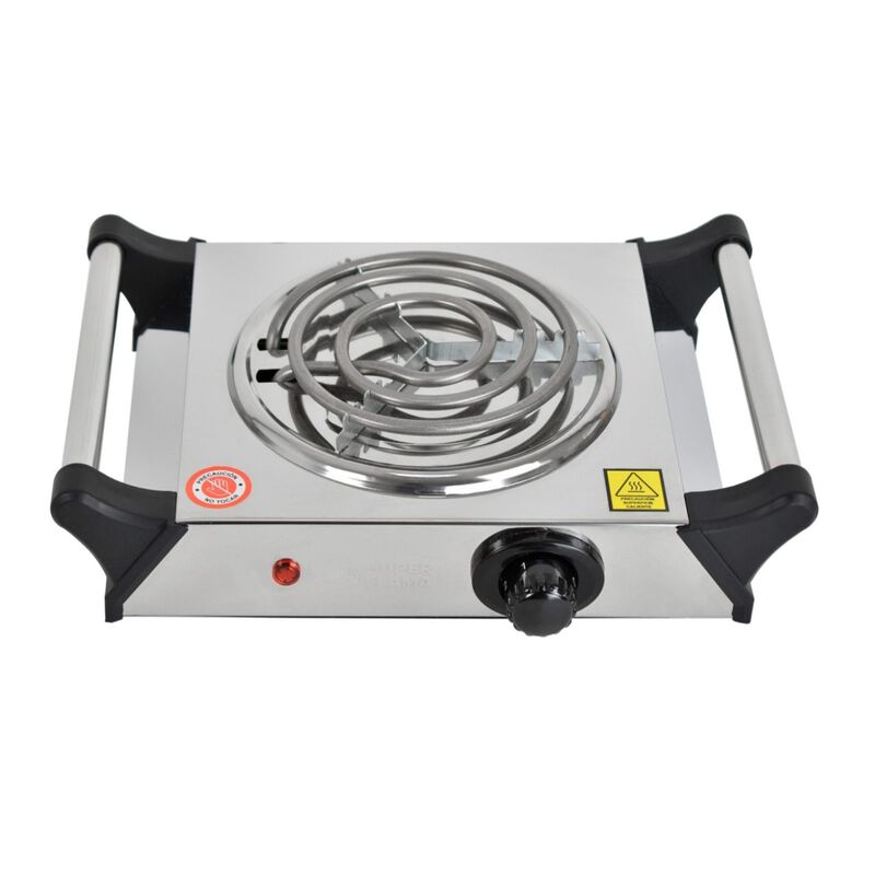 Parrilla El&eacute;ctrica Super Flama Silver One 1 Res... image number null