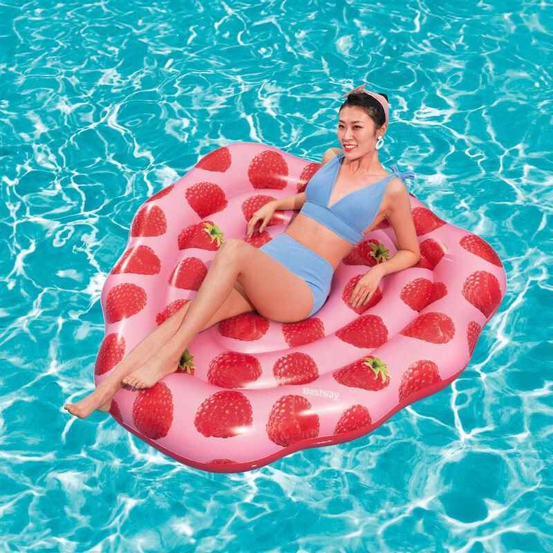 Cama Inflable Adulto 1 modelo Decorada Frambues... image number null