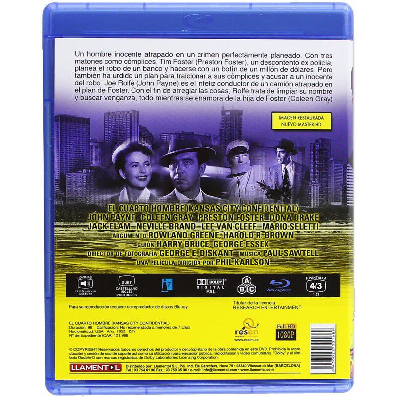 El Cuarto Hombre (blu-ray) image number null