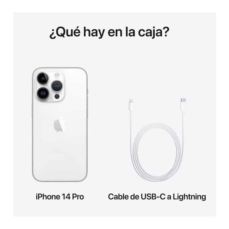 Celular Apple iPhone 14 Pro 128 GB Plata Reacon... image number null