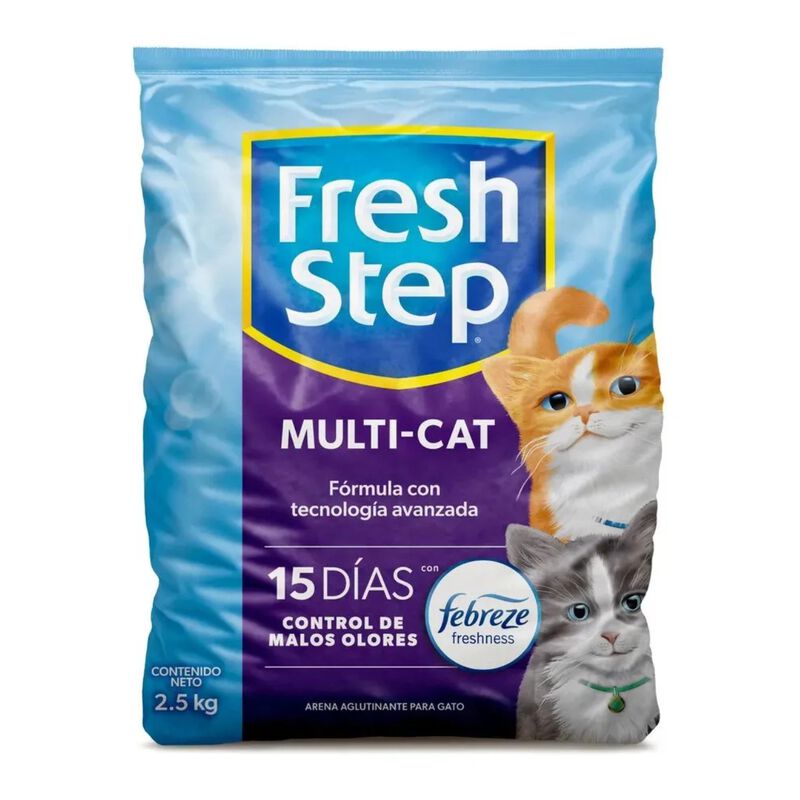 Arena Para Gato Fresh Step Multicat 2.5 Kg image number null