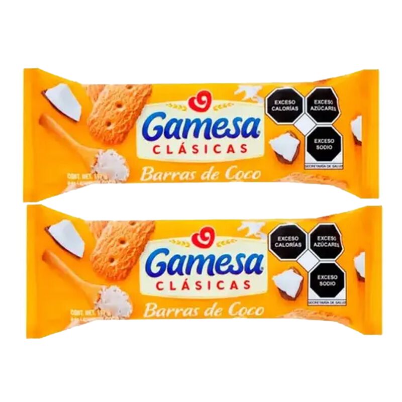 2 Barras Coco Gamesa 117gr image number null