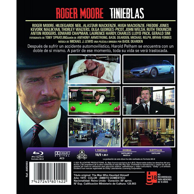 Tinieblas (Bd-R) (Blu-ray) (El hombre que se at... image number null
