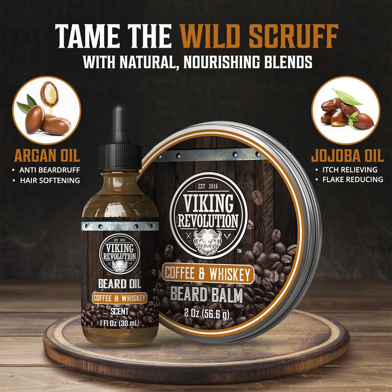Kit De B&aacute;lsamo Y Aceite Para Barba Viking Revol... image number null