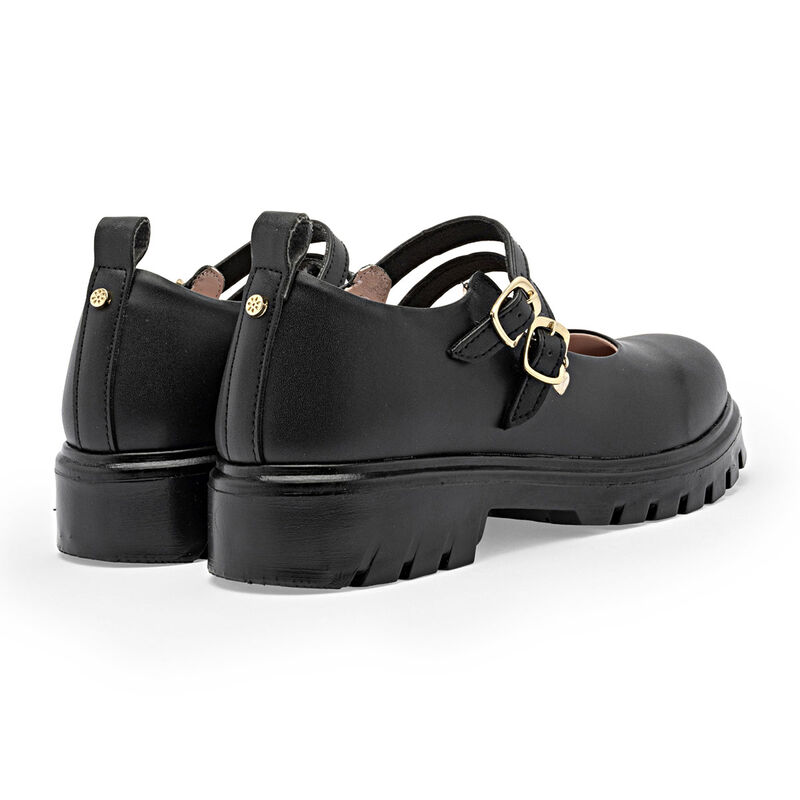 Abc Zapatitos Zapato Escolar Negro Para Mujer 1... image number null