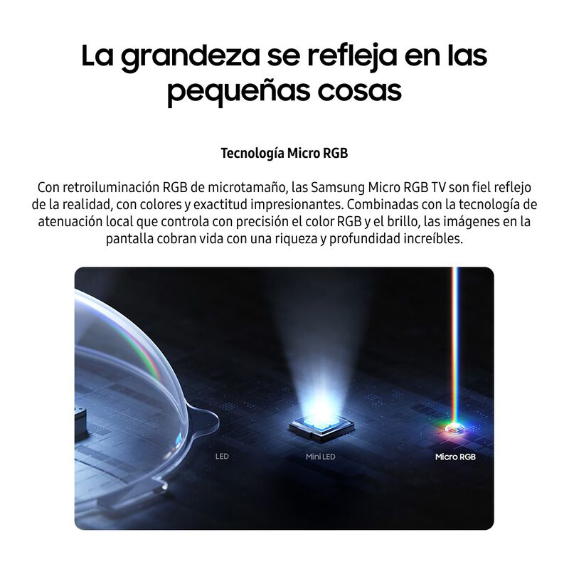 Pantalla Samsung 65" Micro Rgb R95haf 4k Vision... image number null