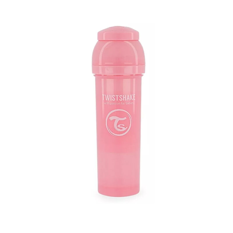 Biberón Twistshake Anti-cólico 11oz Rosa Pastel image number null