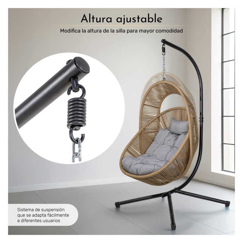 Columpio Exterior Silla Colgante Terraza Jardin... image number null