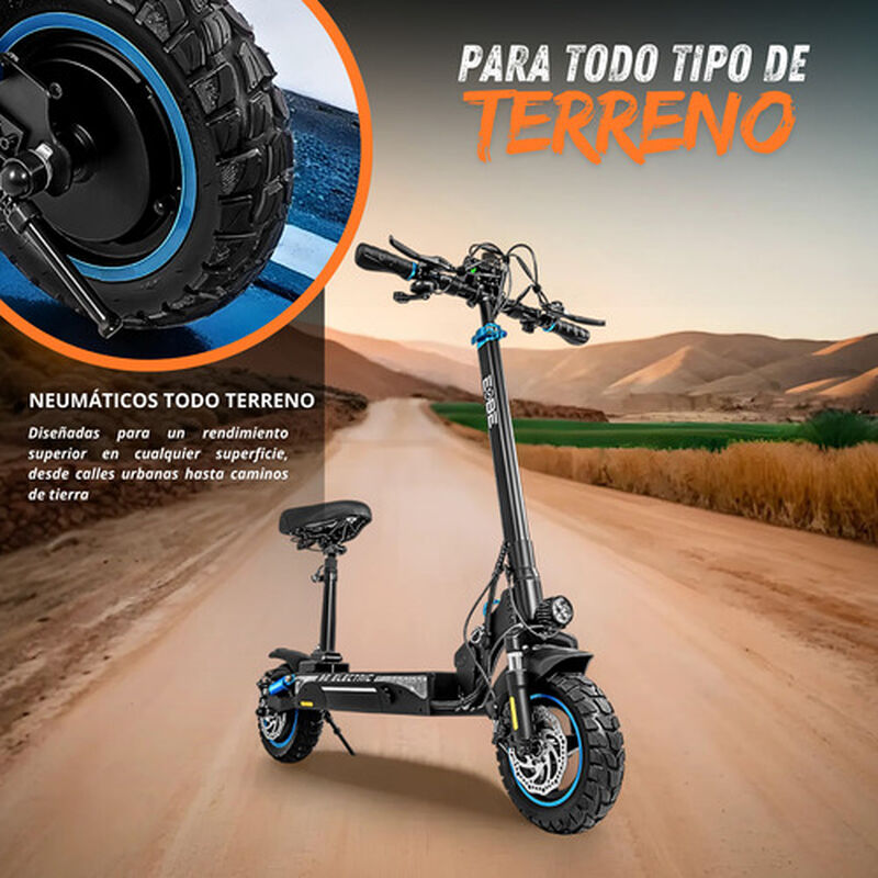 Scooter Eléctrico Plegable Bx45 Monopatín 45km ... image number null