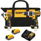 Combo Dewalt Rotomartillo 1/2" DCD796 mas Atornillador de Impacto DCF887 20V MAX Profesional Modelo