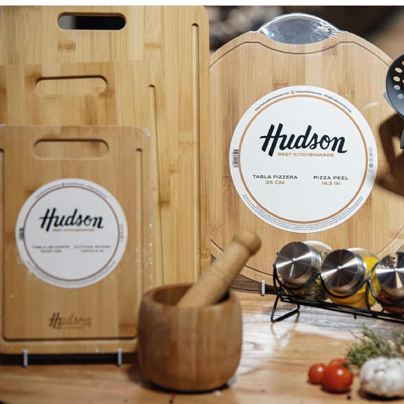 Tabla Picar Cortar Hudson Madera Bamb&uacute; Cocina 3... image number null