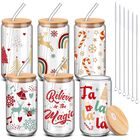 Vaso De Bebida Silifine 473 ml Con Tapa Y Pajilla &ndash; Set De 6 Unidades