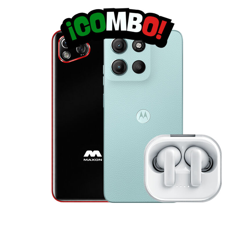 Combo Motorola Moto G15 4+512gb Celeste + Aud&iacute;f... image number null