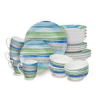 Vajilla Mareeba Ideen 20 Piezas para 4 Personas &ndash; Cer&aacute;mica Azul Estilo Costero