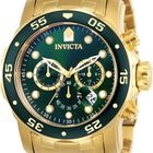 Reloj Invicta Pro Diver Chronograph 0075 Chapado En Oro Para Hombre