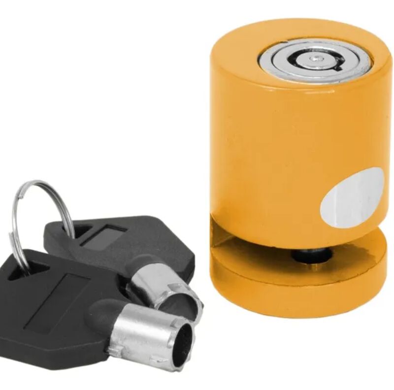 Candado De Moto P/disco R-1004 Basico Amarillo image number null