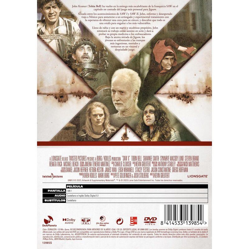 Saw X (DVD) [DVD] image number null