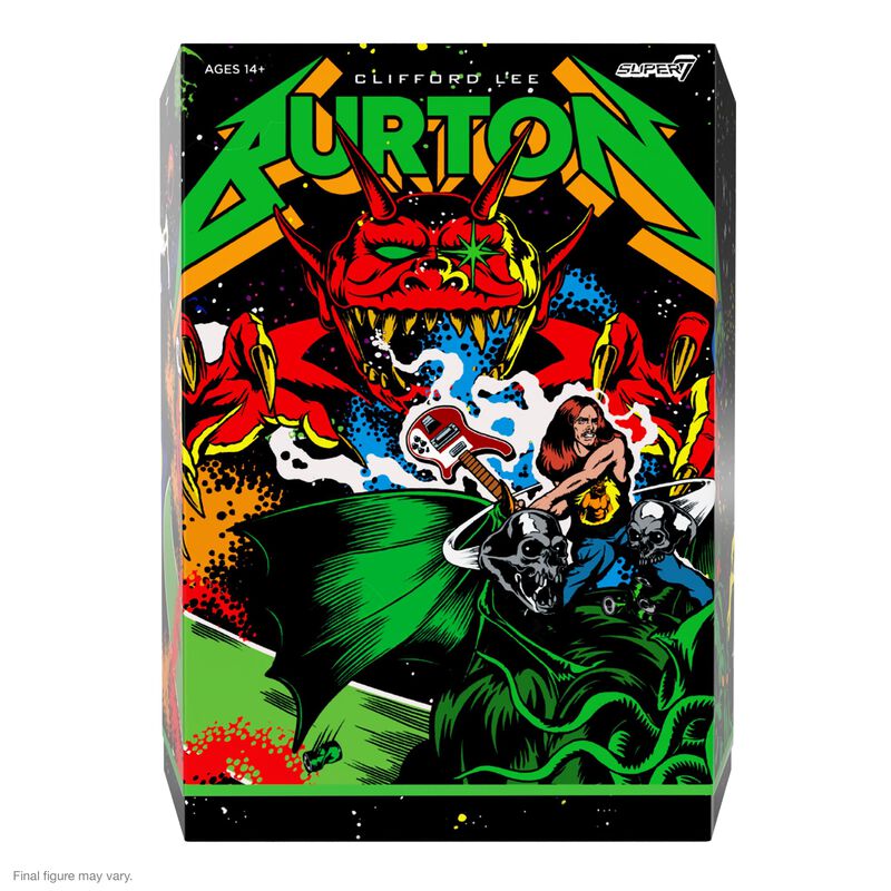 Figura De Acci&oacute;n Super7 Ultimates! Cliff Burton... image number null