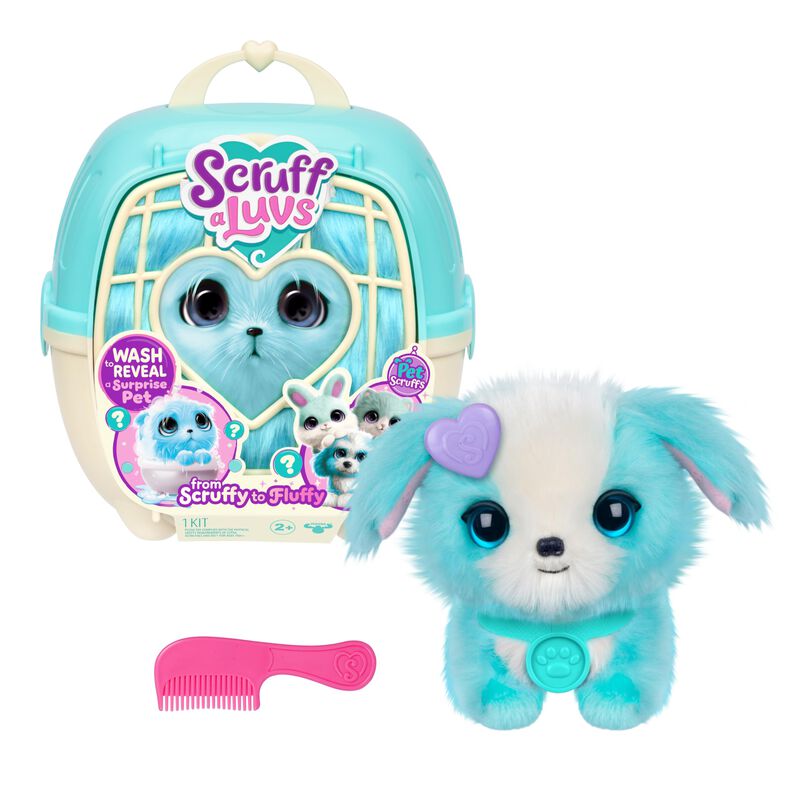 Peluche De Peluche Scruffaluvs Pet Scruffs, Azu... image number null