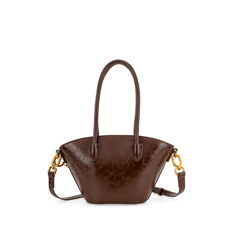 Bolsa Tote Chica Con Pouch Color Caf&eacute; image number null