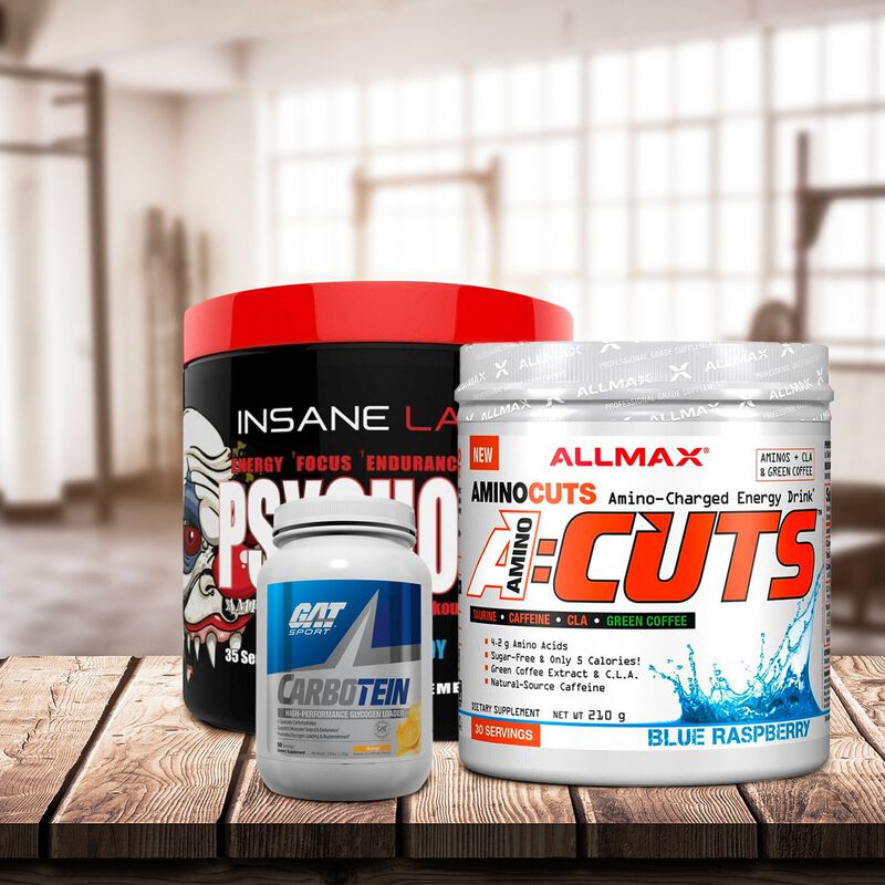 Combo Pre-Entreno Psychotic Insane Labz+ Amino-... image number null