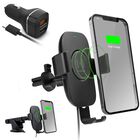 Soporte y cargador inal&aacute;mbrico HYPERGEAR 15w auto ajustable para telefonos iPhone y Android