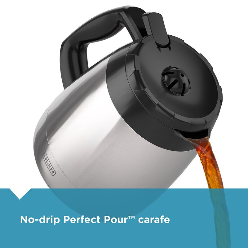 Cafetera T&eacute;rmica Black+decker De 12 Tazas Con A... image number null