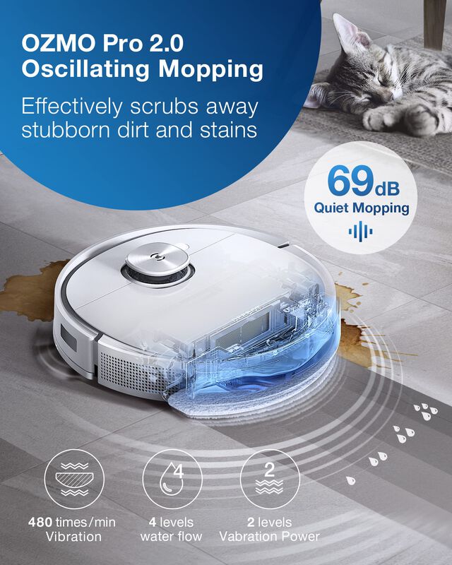 Robot Aspirador Y Trapeador Ecovacs Deebot T9+ ... image number null
