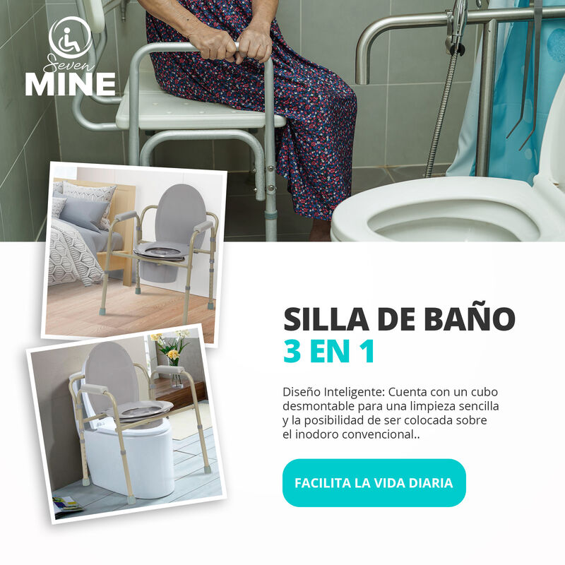 Silla Comodo Seven Mine SM-88 | 3 en 1 Port&aacute;til... image number null