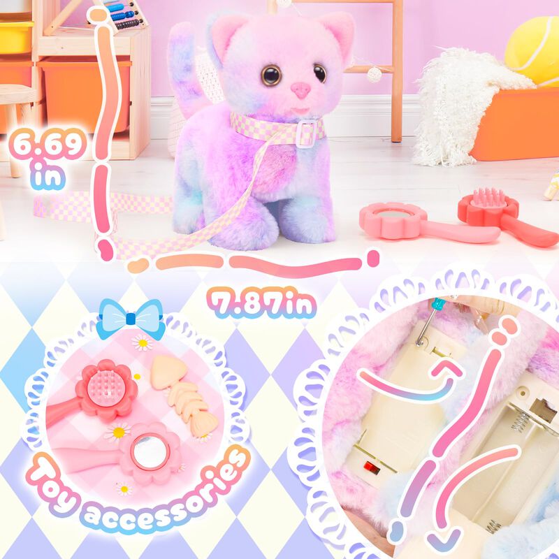 Peluche Cat Tagitary Interactive Electronic Par... image number null