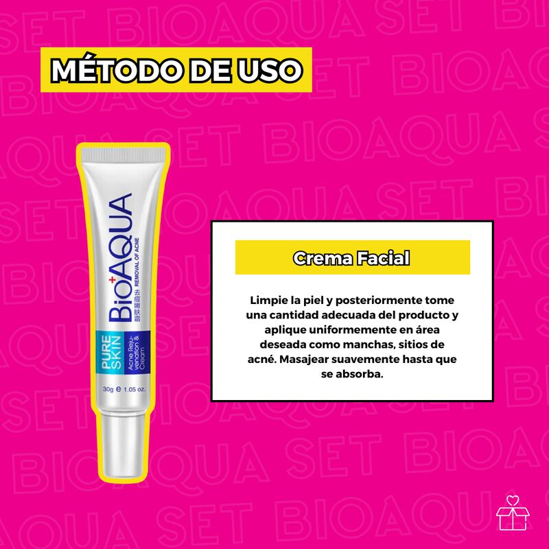 Set de 3 Pure Skin Bioaqua Retira Acné Espinill... image number null