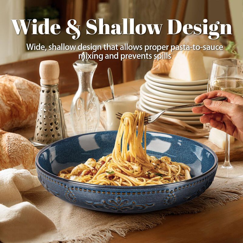 Tazones Para Pasta Artena 25 cm 50 oz Pack De 4... image number null