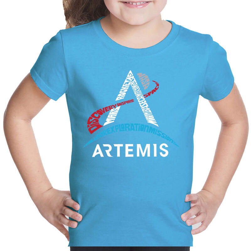 Camiseta Word Art Para Ni&ntilde;a - Logo NASA Artemis... image number null