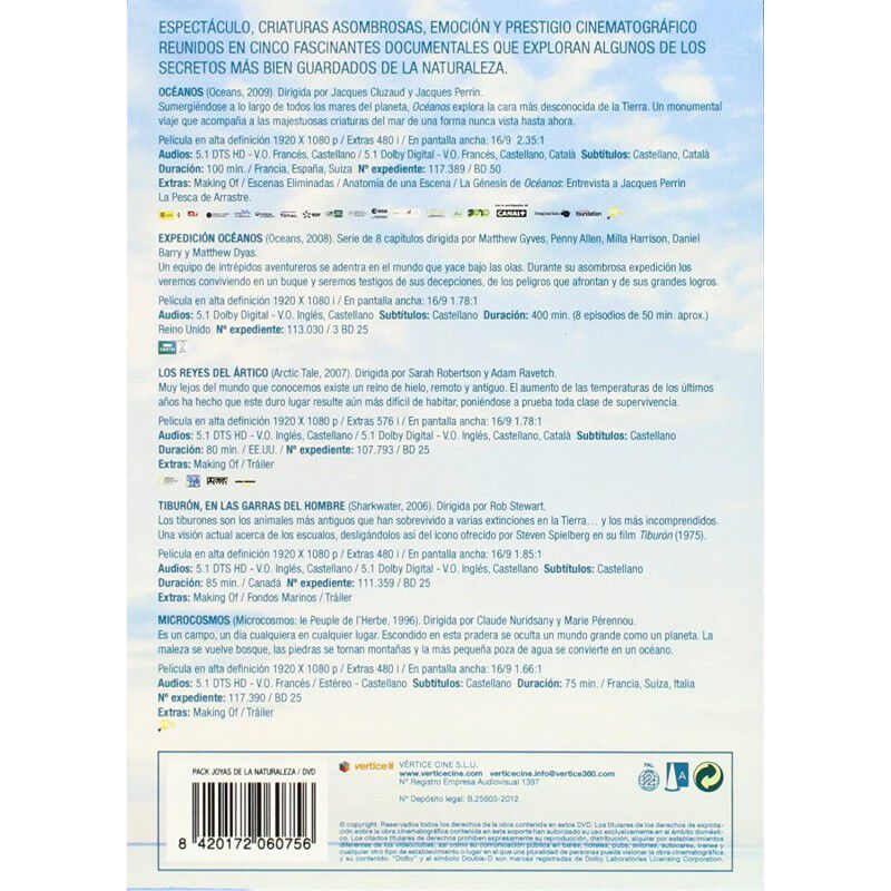 Pack Joyas De La Naturaleza [dvd] image number null