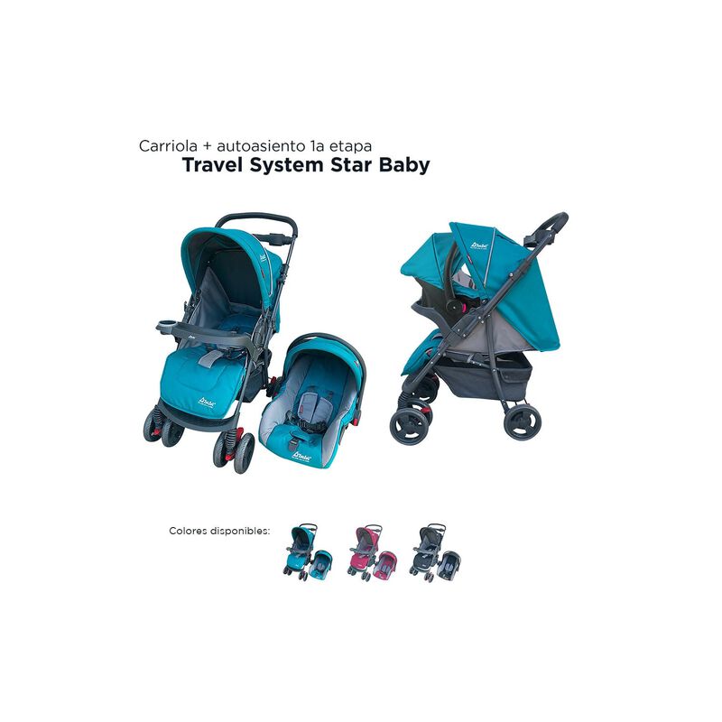Carriola Travel System D'beb&eacute; Star Reversible C... image number null