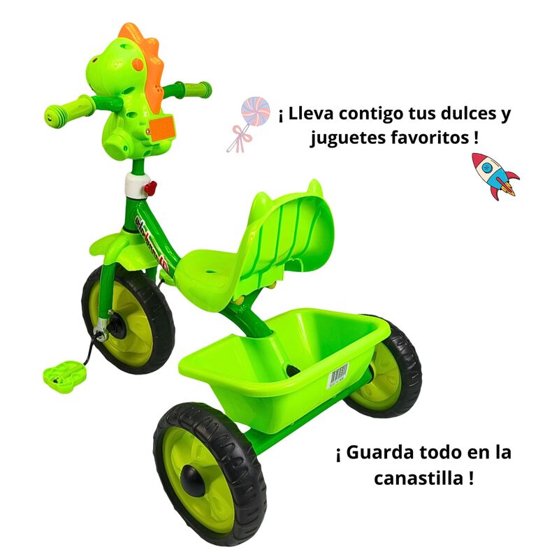 Triciclo Infantil Con Luz Y Sonido Para Ni&ntilde;os 3... image number null