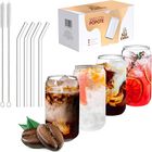 Juego de 4 Vasos de Cristal Sin Tapa Bluelander